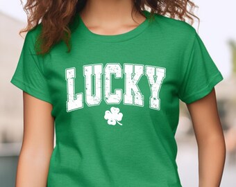 Lucky Shamrock T-Shirt: St Patrick's Day Unisex Cotton Tee
