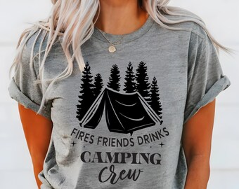 Camping Crew T-Shirt: Outdoor Abenteuer Shirt