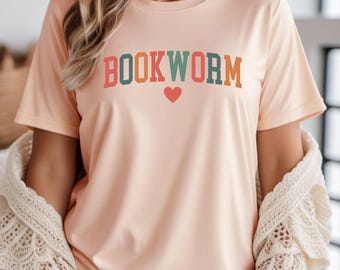Bookworm T-Shirt: Unisex Reader Tee, Literary Gift