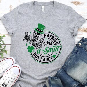 Camiseta Orgullo Irlandés, Camiseta Trébol, Camiseta Linda de Irlanda, Camiseta Gráfica de Esqueleto, Camiseta Unisex del Día de San Patricio, Camiseta Irlandesa Divertida, Camiseta de San Patricio