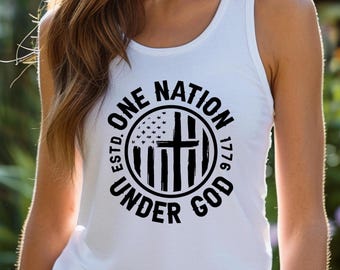 Patriotic American Flag Tee: 4th of July USA Tank Top