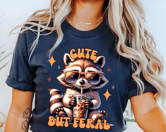 But Feral Raccoon grafisch T-shirt