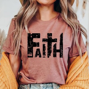 Faith Shirt, Faith Cross Shirt, Christian Shirt, Christian Tee, Love and Grace Shirt, Mental Health Shirt, Jesus Shirt, God Tee, Faith Tee