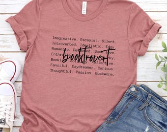 Camiseta Booktrovert: Camiseta para amantes de los libros introvertidos