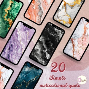 20 Elegant Marble Textures Iphone Wallpaper, Marble Phone Background, luxury marble Phone Wallpaper, Home Screen, White Marble Wallpaper