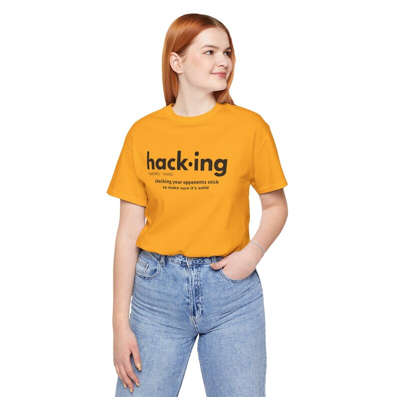 Field Hockey Shirt Funny Hacking Definition Unisex Tee, Tshirt, Gift