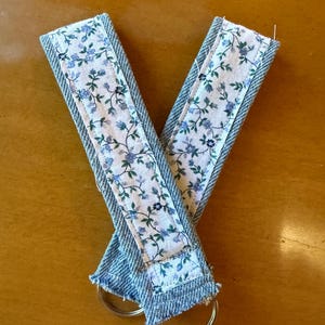Denim Wrist Keychain
