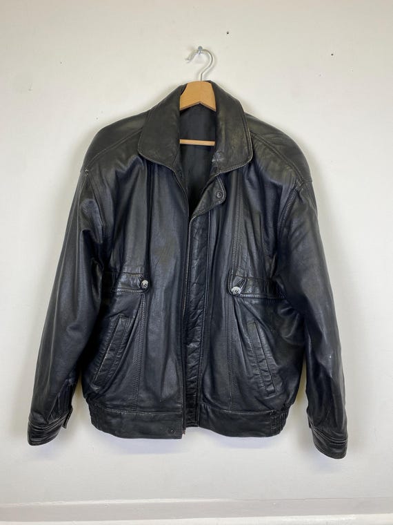 Leather Jacket Vintage Designer Coats Vintage Leather Jacket
