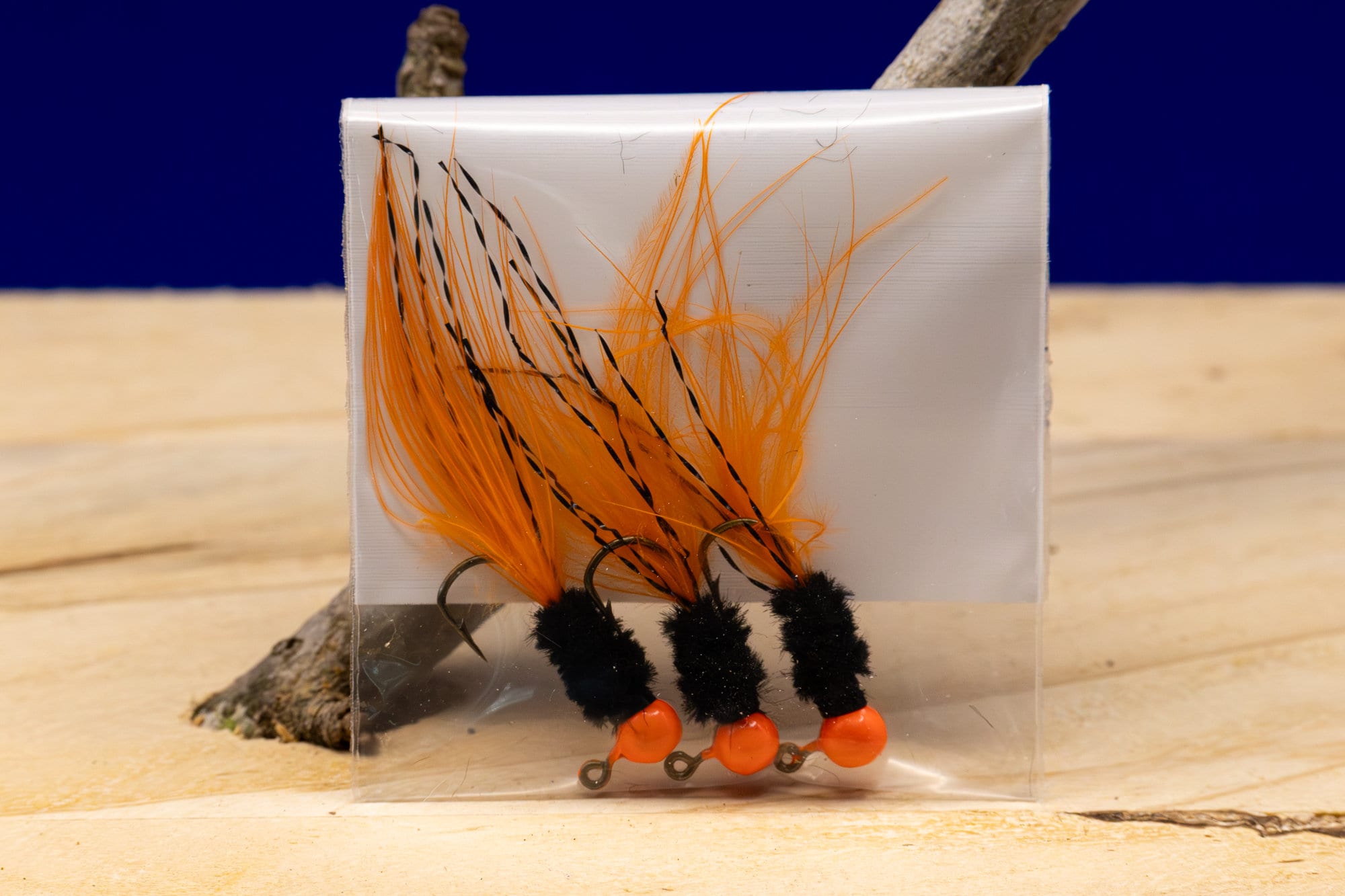 Black and Orange Panfish and Crappie Jigs, package of 3 1/32 Ounce