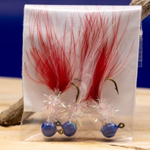 Crappie and Panfishing Jigs, Hometown Colors Limited Run Collection 1/16th ounce Jigs Heads (1 Package has 3 jigs)
