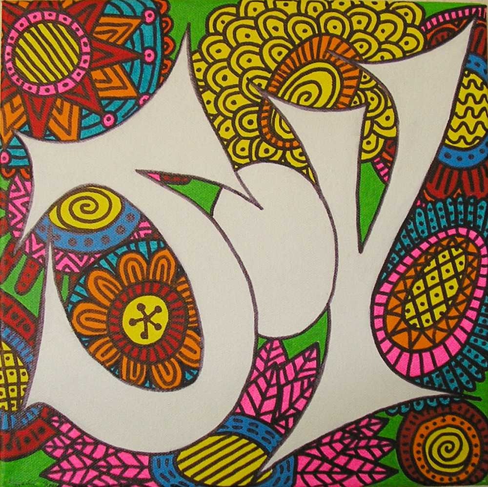 Inspirational art Joy wall art joy art joy painting text Etsy