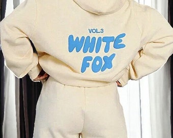 Whitefox Pullover Hoodie - Hoodies For Her - Long Sleeve Hoodie - Clothes For Women - Ladies Sweater - Hooded Sweatshirt - Gift For Females
