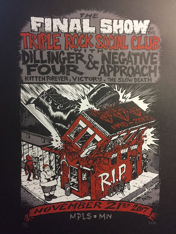 The Final Triple Rock Show Gigposter - Etsy
