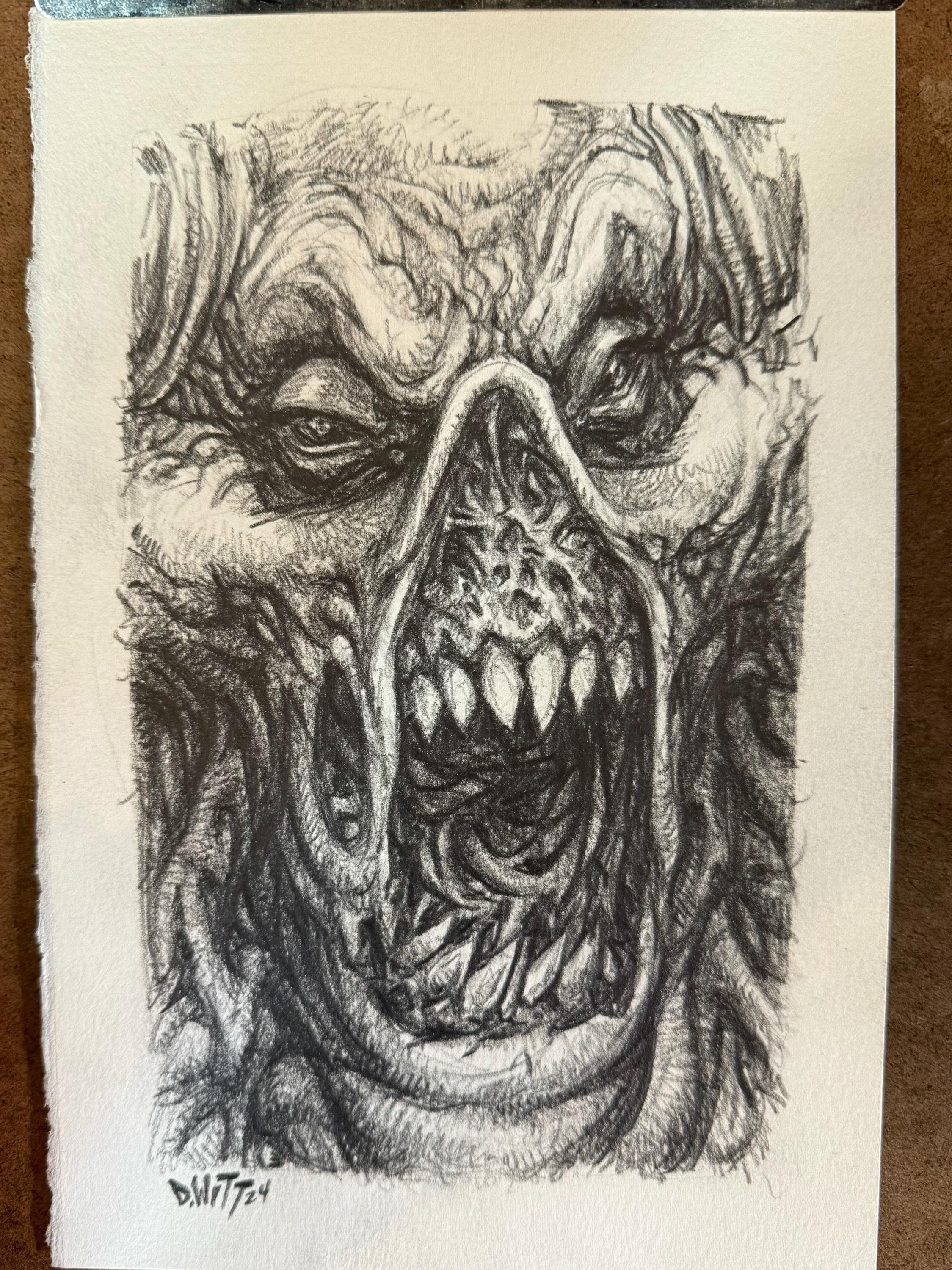 Creepy Creatures Drawings - Etsy, image size:2249x3000