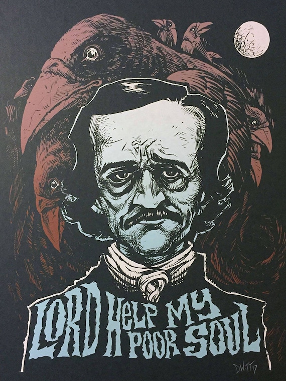 Edgar Allan Poe Last Words Etsy