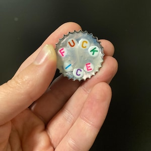 Fuck ICE protest pins