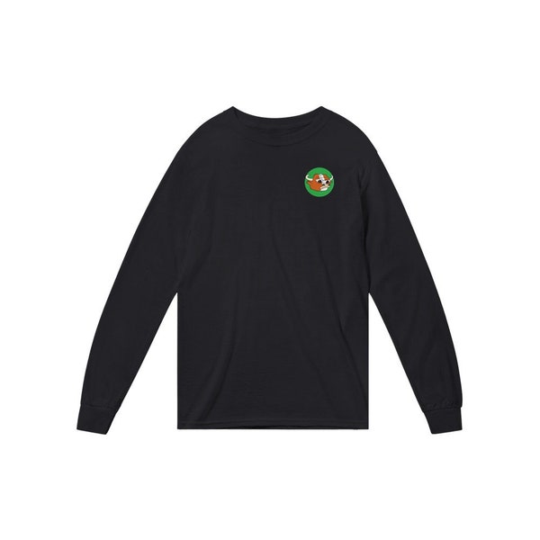 Mumu Black Long Sleeve T-shirt - Mumu the Bull, Pepeverse, Boy's Club, 4chan, x069, Matt Furie, Memecoin, Crypto, Bullrun, Bitcoin