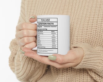 Teacher nutrition Mug Ceramic Mug 11oz