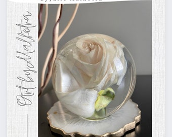 Ebook|Digital Download|The Ultimate guide to making a floral resin sphere|Resin diy|Resin Tutorial