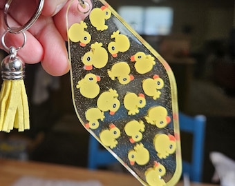 Llavero de motel "Cuac como un pato"