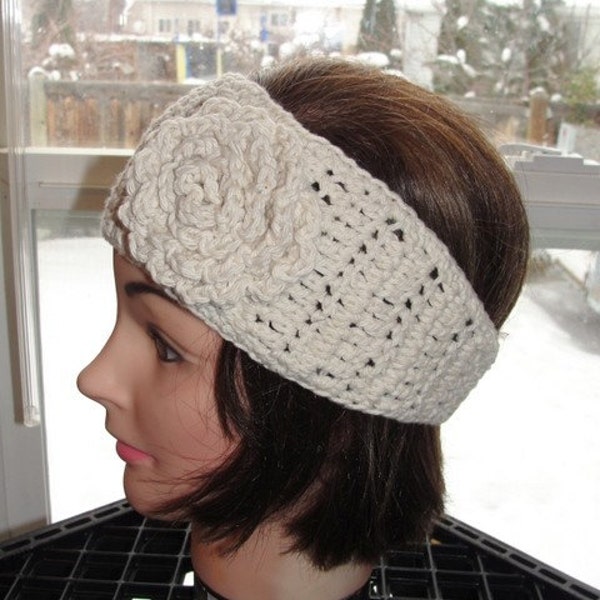 SALE..Choose 2 for 25...Hip.N.Chic Crocheted Headband..Headwrap..HeadWarmer... Ships Fast...