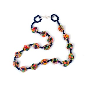 Caged Beads Beaded Rope - ENGLISH LANGUAGE - Beading Pattern