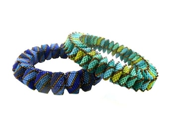 Pentagon Bangles & Bracelets - Geometric Beading Tutorial - ENGLISH LANGUAGE - Beading Pattern