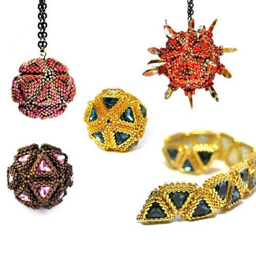 Icos Beaded Pendants & Beaded Bracelets ENGLISH LANGUAGE Etsy