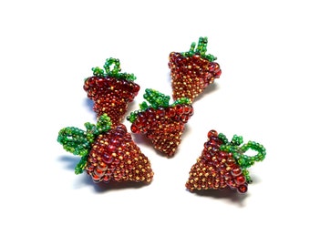 Strawberry Delight - ENGLISH LANGUAGE - Beading Pattern