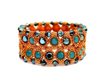 Armarria Beaded Bracelet & Necklace - ENGLISH LANGUAGE - Beading Pattern