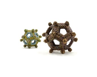 Roman Dodecahedron- ENGLISH LANGUAGE - Beading Pattern