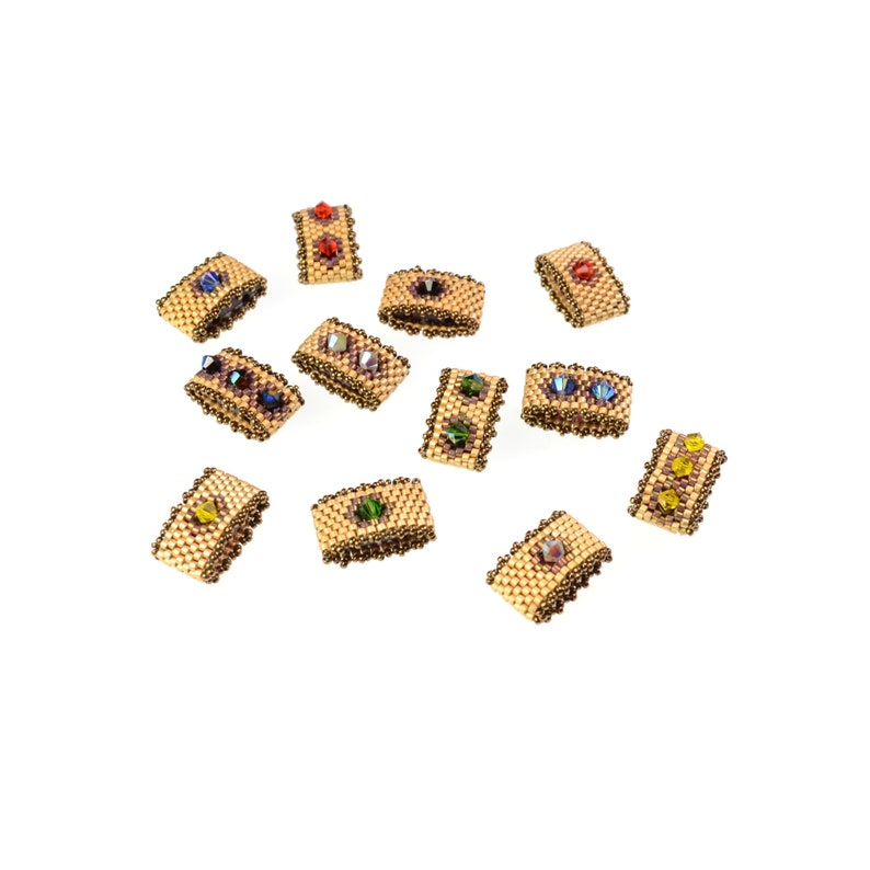 Adorned Carrier Beads ENGLISH LANGUAGE Beading Pattern Etsy