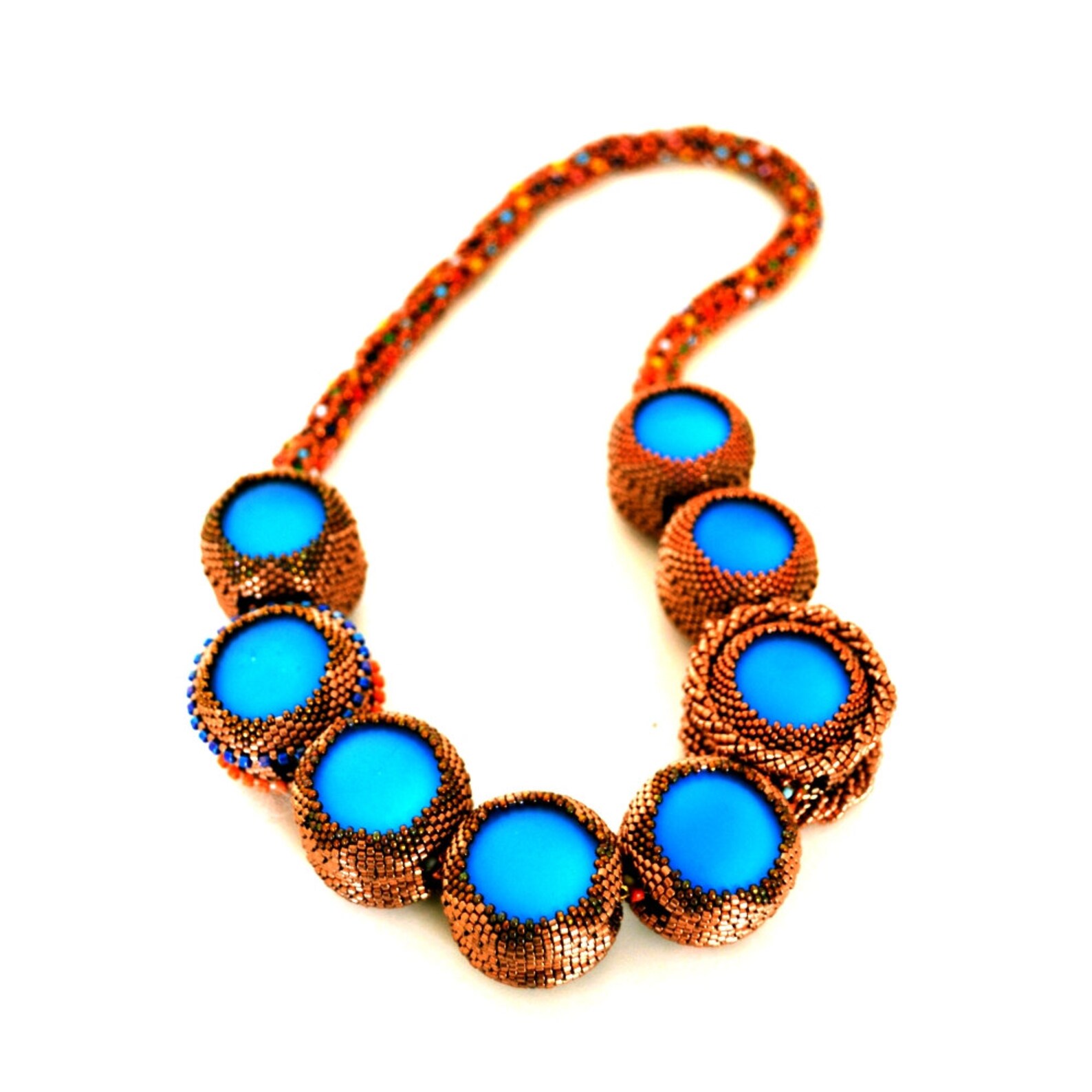 Orbit Beaded Beads & Necklace ENGLISH LANGUAGE Beading Pattern Etsy