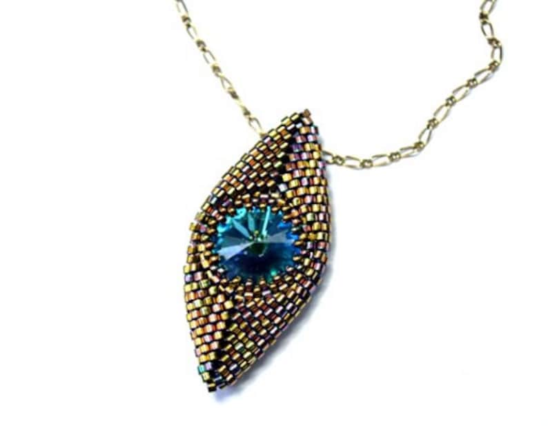 Lucky Diamonds Beaded Pendant ENGLISH LANGUAGE Beading Etsy