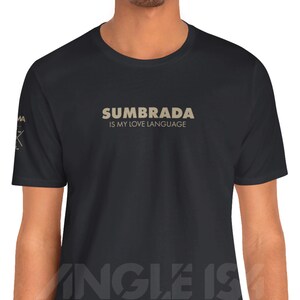 Sumbrada is My Love Language Graphic Tee - FMA Salute Design on Unisex Jersey Short Sleeve Tee