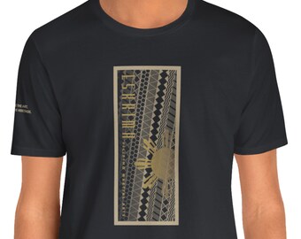 Eskrima - Filipino Martial Arts - Filipino Pattern - Kali, Arnis, Eskrima - Philippine Sun - Unisex Jersey Short Sleeve Tee