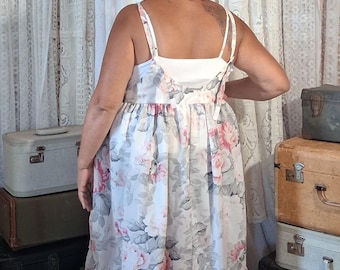 Roses Roses Pinafore Dress