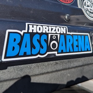 Bass Arena Radio 2012 Vinyl Decal - Horizon Colorado