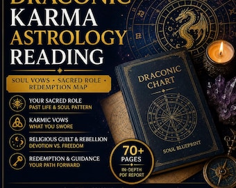 Past Life Astrology Reading: Forbidden Priest(ess). Draconic Karma, Spiritual Vows, Witch Wound
