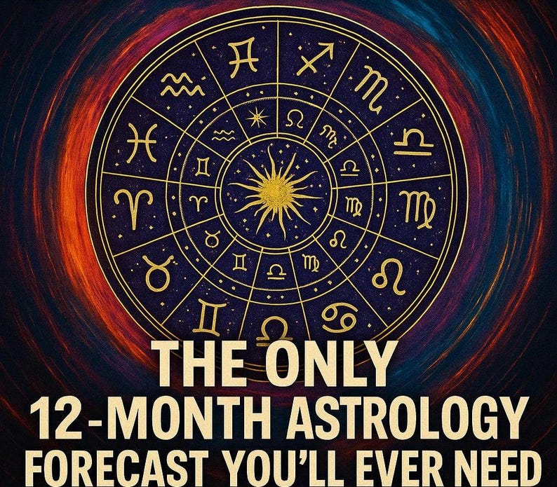2026 Personal Forecast • 80+ Page Brutal Astrology Report • Full Moon + New Moon + Transits by Natal Chart • Ready in 7 Days