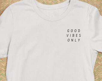 Good Vibes Only, Chill Vibes, ambiente relajado, relajado, fresco, divertido, camiseta gráfica Chill