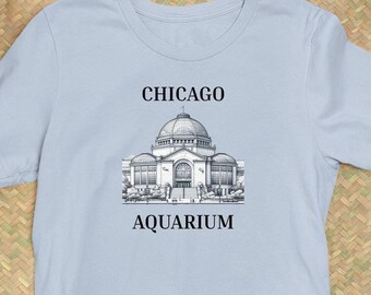 Chicago Aquarium, Best Aquarium, Meerestiere, Chicago, Aquarium Gebäude, Chicago Sehenswürdigkeit T-Shirt