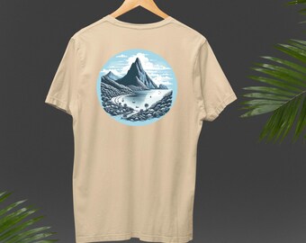 Piton Mountain St Lucia, Santa Lúcia, Ilhas do Caribe, Montanhas nas Costas Camiseta Gráfica
