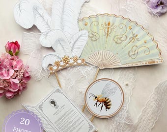 Rekwisieten voor regentschapsfeestje | DIY-fotorekwisieten uit het Regency-tijdperk