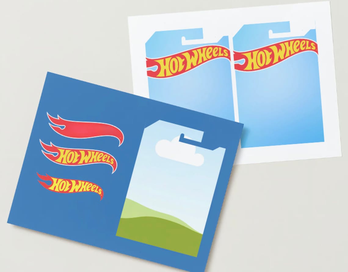 Hot Wheels Template Blank Template Hotwheels Canva Template Etsy Hot Wheels Template Blank Template Hotwheels Canva Template Etsy