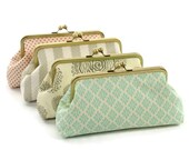 Bridesmaid Clutch Wedding Clutch Bridesmaid Gifts Set of Bridesmaids Clutches Wedding Party Purses Personalized Bridesmaid Clutches  - SALE