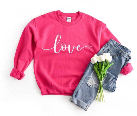 Valentine new sweatshirt Love Sweatshirt Valentines Day Sweater Valentines Day Gift | Etsy