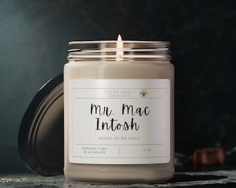 Mr. Mac Intosh Scented Soy Candle, 9oz