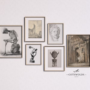 Dark Academia Wall Art Gallery - Dark Academia Artwork, Dark Academia Prints, Dark Academia Aesthetic, Classical Prints, Digital Art Prints