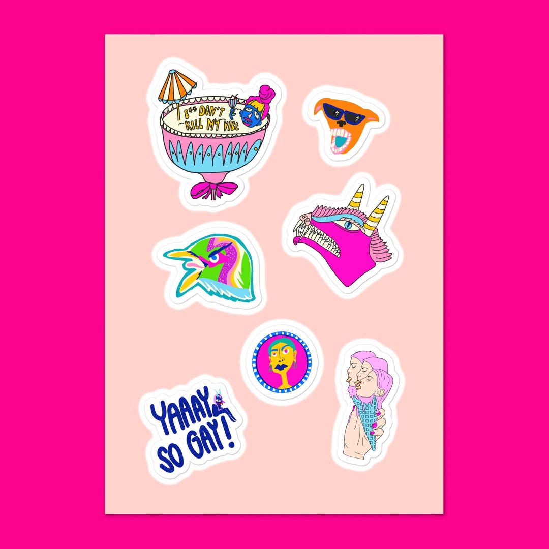 Fun Sticker Sheet - Etsy